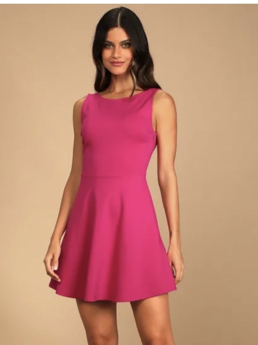Lulus Magenta/pink mini dress